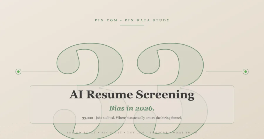 AI Resume Screening Bias in 2026: A 33,000-Job Audit