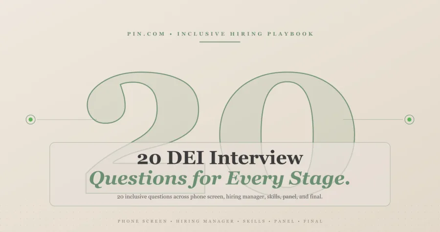DEI Interview Questions: 20 Inclusive Questions by Stage in 2026