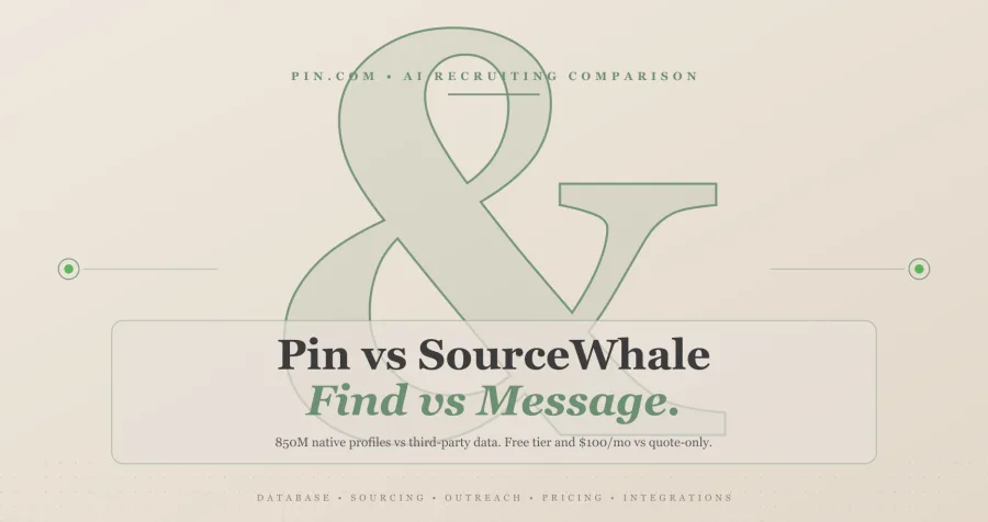 Pin vs SourceWhale: AI Recruiting Platforms Compared in 2026