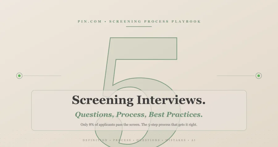 Screening Interview Questions, Process & Best Practices 2026