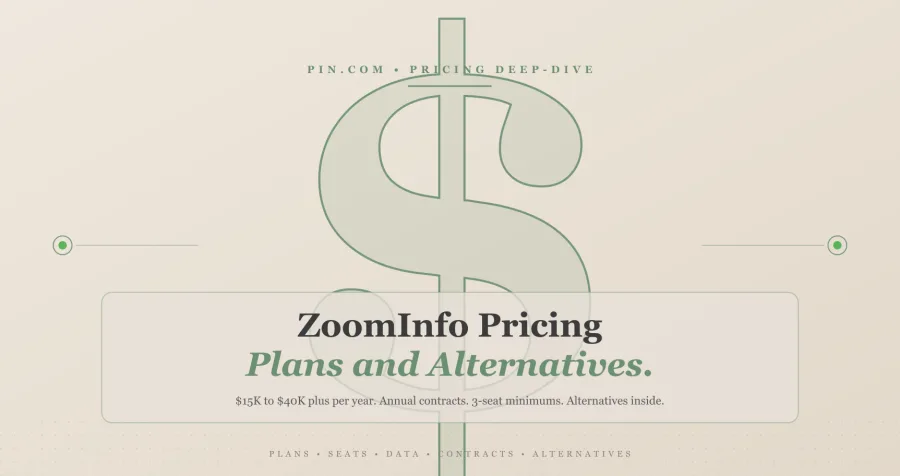 ZoomInfo Pricing 2026: Plans, Costs, and Alternatives
