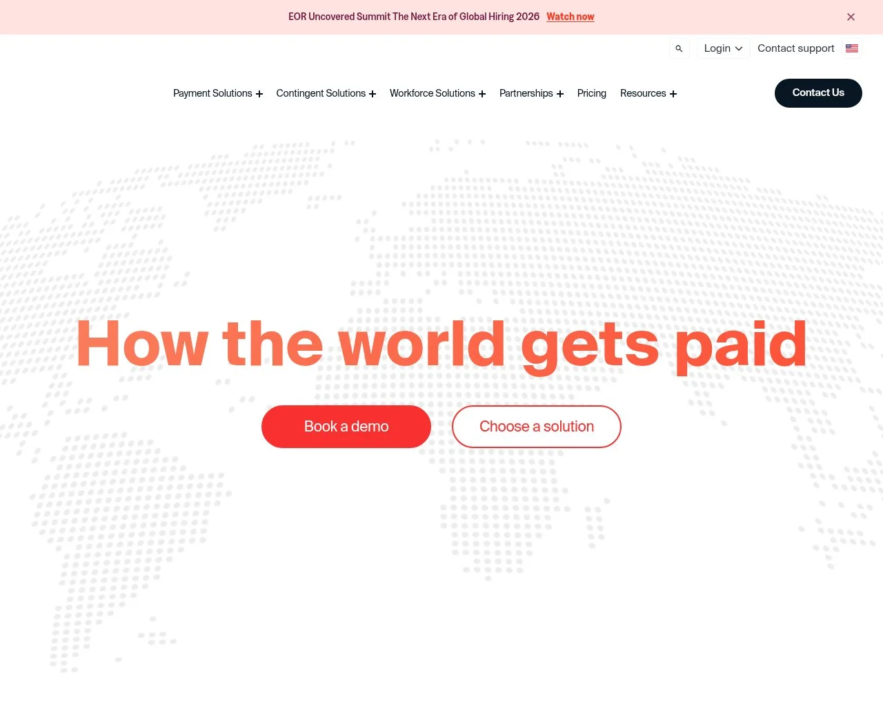 Papaya Global homepage